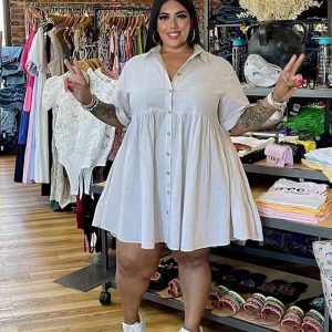 Madison Linen Tunic Dress